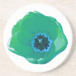 Caboteurs de tulipe verte et bleue dessous de verre