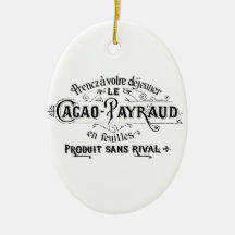 Cacao français vintage - annonce de Payraud Ornement De Noël