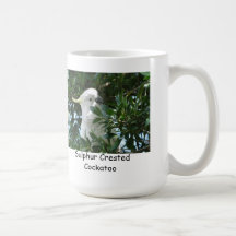 Cacatoès crêté de soufre mug à café