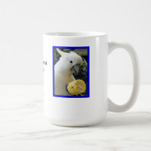 Cacatoès crêté de soufre mugs à café