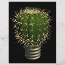 Cactus abstrait prospectus personnalisés