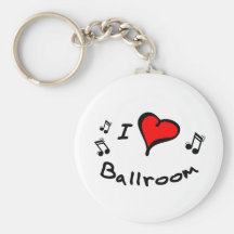 Cadeau customisé parAmour de salle de bal Porte-clefs