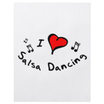 Cadeau de Coeur-Amour de la danse I de Salsa Prospectus Customisé