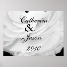 Cadeau de mariage commémoratif affiches