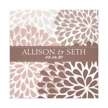 Cadeau de mariage de toile de chrysanthème (noix d impression sur toile