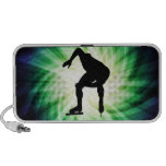 Cadeau de patineur de vitesse haut-parleur mobile