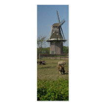 Cadeau de signet de la Hollande de moutons et de m Modèles De Cartes De Visite