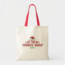Cadeau d'échange de Yankee Sac En Toile
