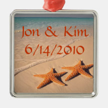Cadeau d'ornement de faveur de mariage de plage