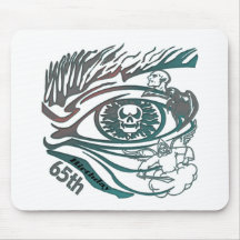 Cadeaux d'anniversaire d'oeil de crâne soixante-ci tapis de souris