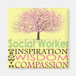 Cadeaux d'assistant social aimant
