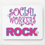 Cadeaux d'assistant social tapis de souris