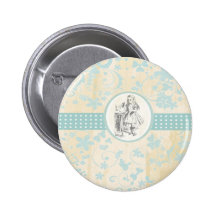 Cadeaux de cru d'Alice et du pays des merveilles Badges