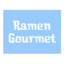Cadeaux de gourmet de Ramen Cartes Postales