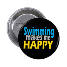 Cadeaux de natation pour des nageurs pin's