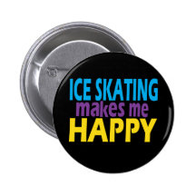 Cadeaux de patinage de glace pour des filles pin's avec agrafe