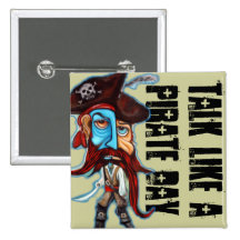 Cadeaux de pirate pin's avec agrafe