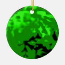 Cadeaux de Zazzle de MUSÉE de transport de vert d' Décorations Pour Sapins De Noël