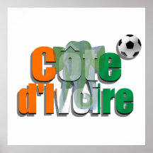 Cadeaux du football de Les Éléphants du football d Affiche