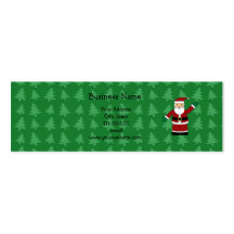 Cadeaux du père noël modèles de cartes de visite