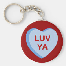 Cadeaux et habillement de coeur de sucrerie de con porte-clefs