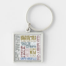 Cadeaux et salutations de connaisseur de café porte-clefs
