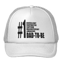 Cadeaux frais pour de futurs papas : Papa du numér Casquettes