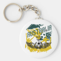 Cadeaux grunges de célébration de socceroos de l'A Porte-clés