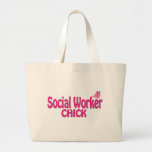 Cadeaux mignons d'assistant social sacs