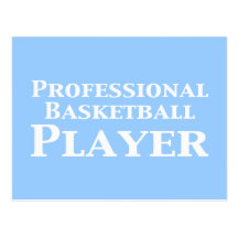 Cadeaux professionnels de joueur de basket cartes postales