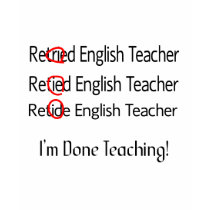 Cadeaux retirés de professeur d'Anglais T-shirt
