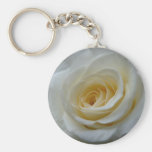 Cadeaux roses de fleur blanche de Cheeful de porte Porte-clef
