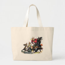 Cadeaux rouges vintages de Ryder Sac En Toile