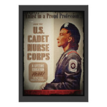 CADET d'INFIRMIÈRE des USA dans le BÉRET Invitations Personnalisables
