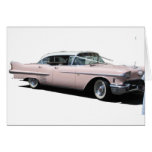 Cadillac rose carte de vœux