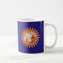 Cadre de photo de Sun Mug À Café