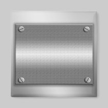 Cadre de regard en métal avec l'aimant de vis magnets