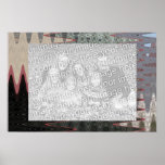 Cadre magique en verre de photo posters