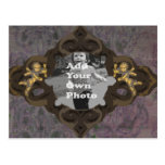 Cadre moderne baroque sale de photo - carte postale