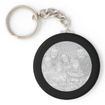 Cadre noir Keychain Porte-clef