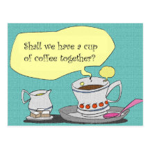 café ? carte postale