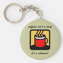Café drôle porte-clefs