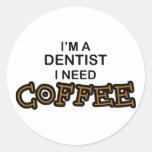 Café du besoin - dentiste autocollants