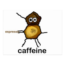Café express carte postale