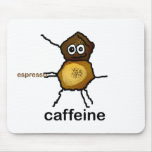 Café express tapis de souris