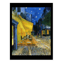 Café sous les étoiles cartes postales