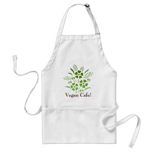 Café végétalien ! tablier