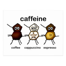 Caféine Carte Postale