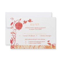 Cage d'inséparables de BridalHeaven épousant RSVP 