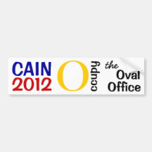 Caïn occupent le bureau ovale autocollants pour voiture